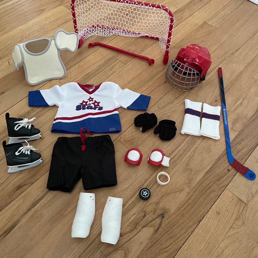 American Girl Hockey Set
